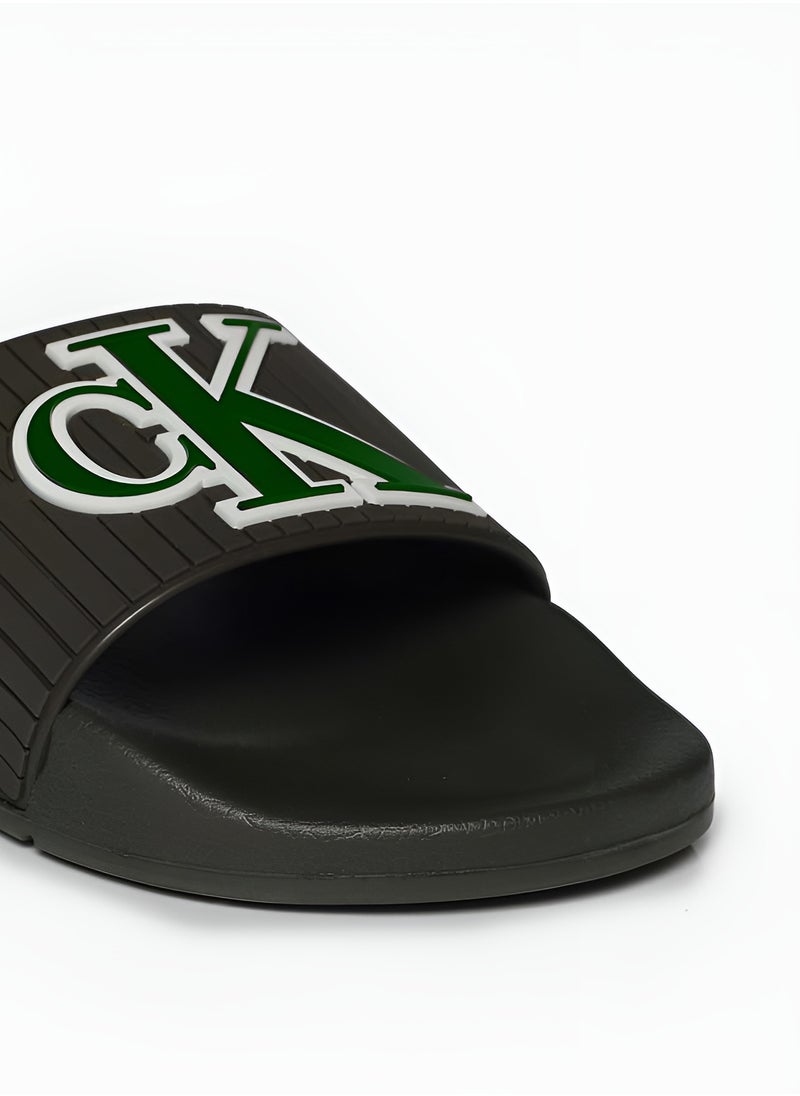 Calvin Klein Jeans Men's CK Logo Slides 45 EU - Standard Size