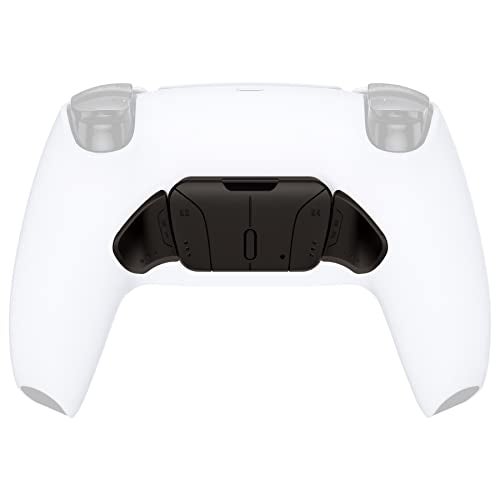 eXtremeRate Turn RISE & RISE4 to RISE4 RMB Kit – Black Real Metal Buttons (RMB) Version K1 K2 K3 K4 Back Buttons Housing & Remap PCB Board for eXtremeRate RISE & RISE4 Remap kit for PS5 Controller - Image 1