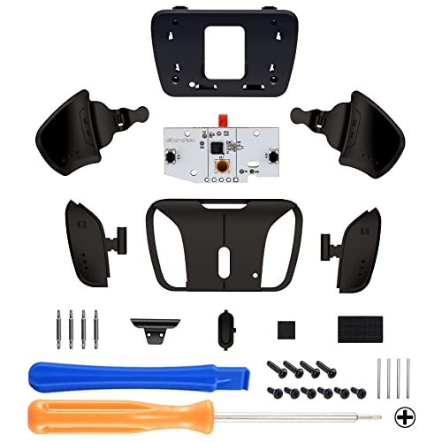 eXtremeRate Turn RISE & RISE4 to RISE4 RMB Kit – Black Real Metal Buttons (RMB) Version K1 K2 K3 K4 Back Buttons Housing & Remap PCB Board for eXtremeRate RISE & RISE4 Remap kit for PS5 Controller - Image 3