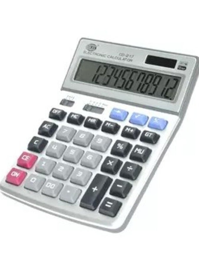 إف اي أس  آلة حاسبة مكتبية FIS مكونة من 12 رقمًا - FSCACD-217