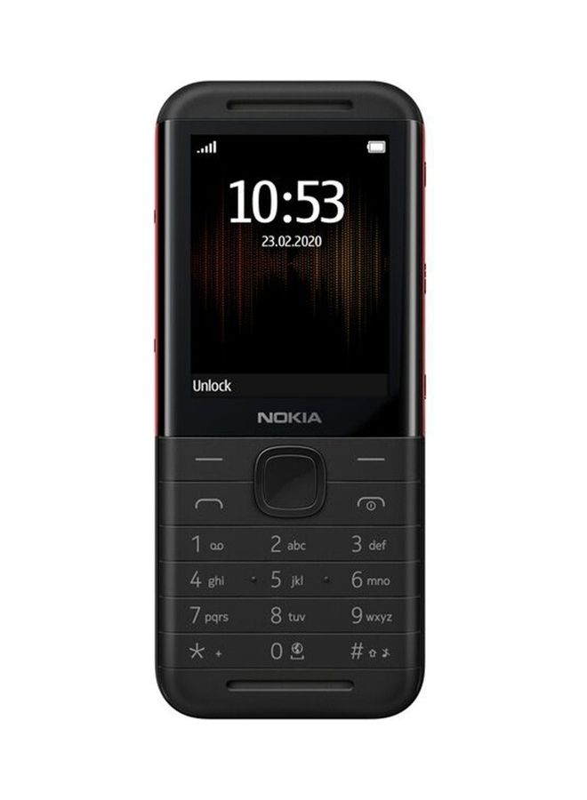نوكيا هاتف 5310 ثنائي الشريحة بذاكرة رام سعة 8 ميجابايت وذاكرة داخلية سعة 16 ميجابايت ويدعم شبكة GSM بلون أسود وأحمر - Image 2