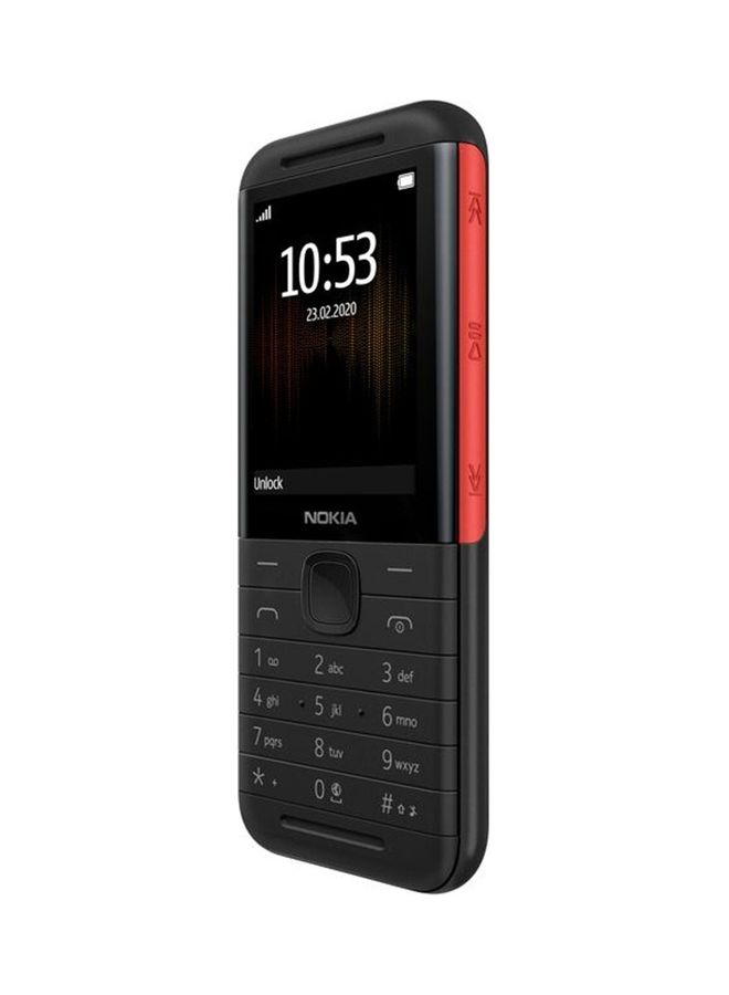 نوكيا هاتف 5310 ثنائي الشريحة بذاكرة رام سعة 8 ميجابايت وذاكرة داخلية سعة 16 ميجابايت ويدعم شبكة GSM بلون أسود وأحمر - Image 4