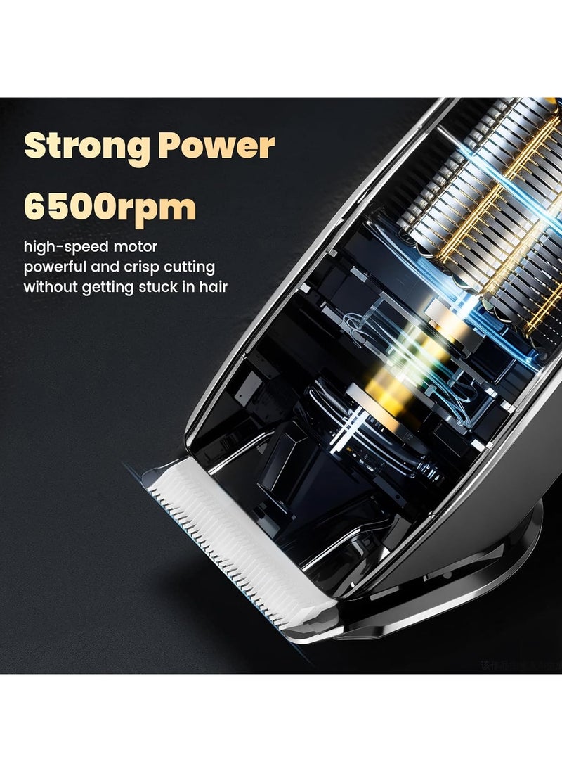ENSSU - Hair Clippers for Men Professional, Rechargeable Hair Trimmer Cordless Barber Clippers with 50mm Blade, Large LED Display, 180-Minutes Runtime for Home Hair Cutting ENSSU - Image 1
