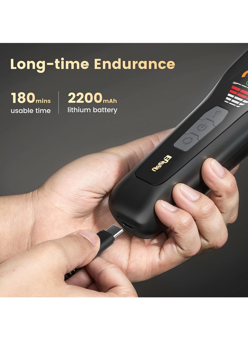 ENSSU - Hair Clippers for Men Professional, Rechargeable Hair Trimmer Cordless Barber Clippers with 50mm Blade, Large LED Display, 180-Minutes Runtime for Home Hair Cutting ENSSU - Image 1