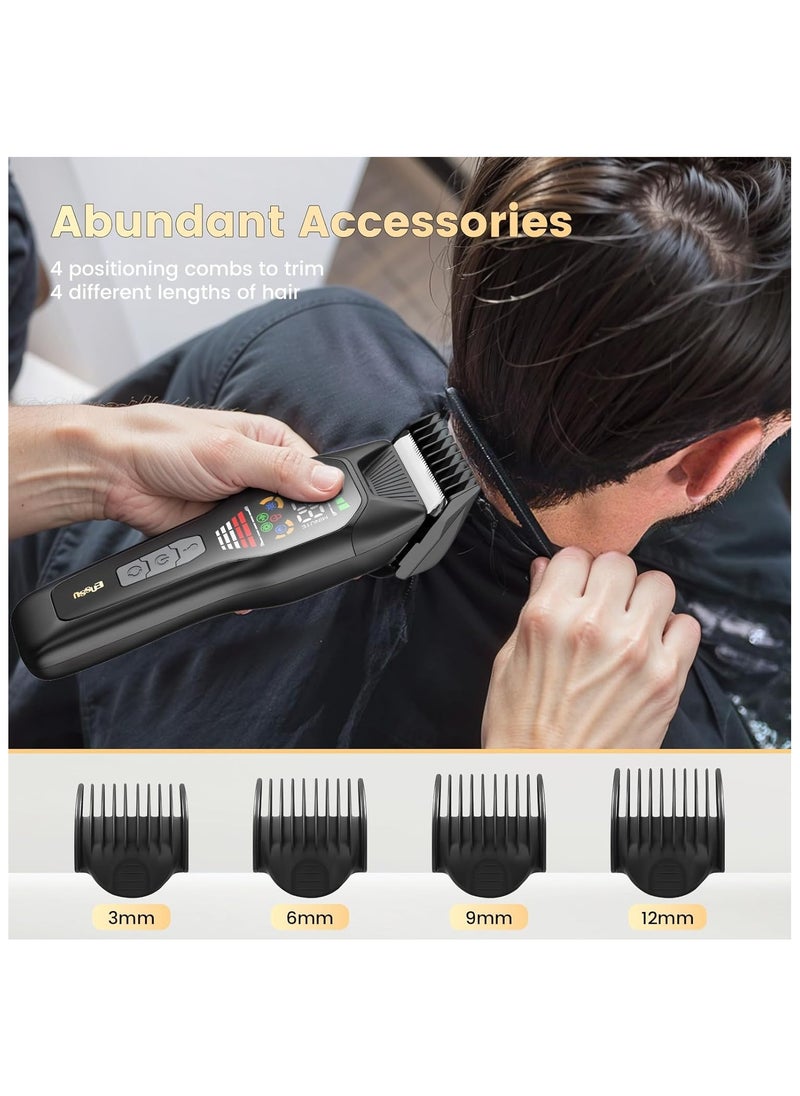 ENSSU - Hair Clippers for Men Professional, Rechargeable Hair Trimmer Cordless Barber Clippers with 50mm Blade, Large LED Display, 180-Minutes Runtime for Home Hair Cutting ENSSU - Image 1