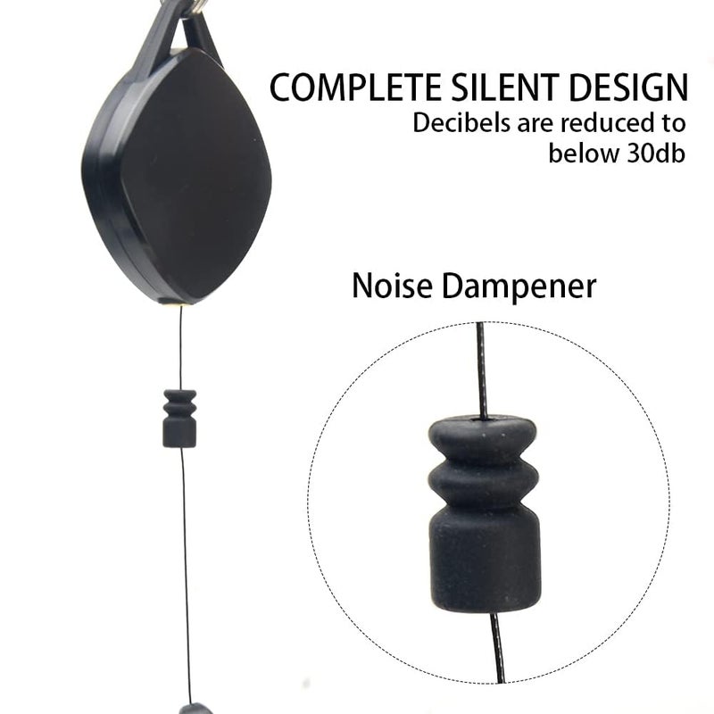 CALIDAKA VR Cable Management 3Packs Retractable Ceiling Pulley System Compatible with Oculu-s Rift S/Ps Vr/Viv E for Oculu-s Ques-t 2 VR Accessories with 360° Rotations Noise-Free - Image 4