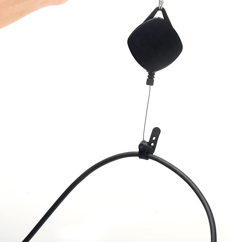 CALIDAKA VR Cable Management 3Packs Retractable Ceiling Pulley System Compatible with Oculu-s Rift S/Ps Vr/Viv E for Oculu-s Ques-t 2 VR Accessories with 360° Rotations Noise-Free - Image 3