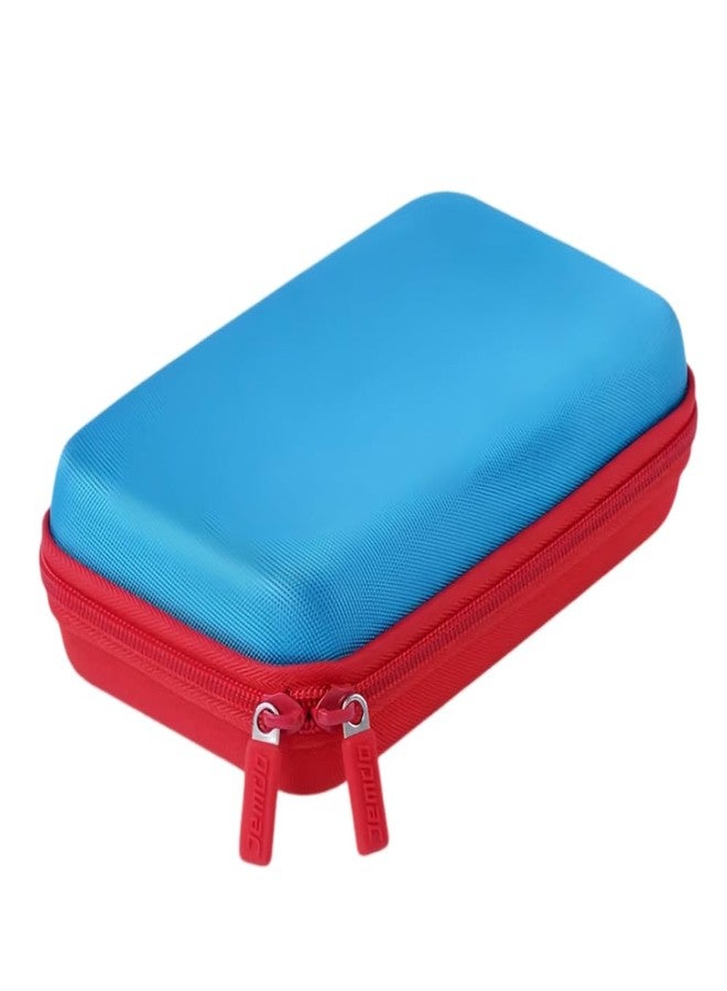 JEMDO Large 80 Game Card Case Compatible with Nintendo Switch 2/2017/OLED/Lite Physical Card Case - Red&Blue Protective Holder Upgraded 900D Oxford Fabric, Durable Large capacity Stylish Storage Bag - Image 1