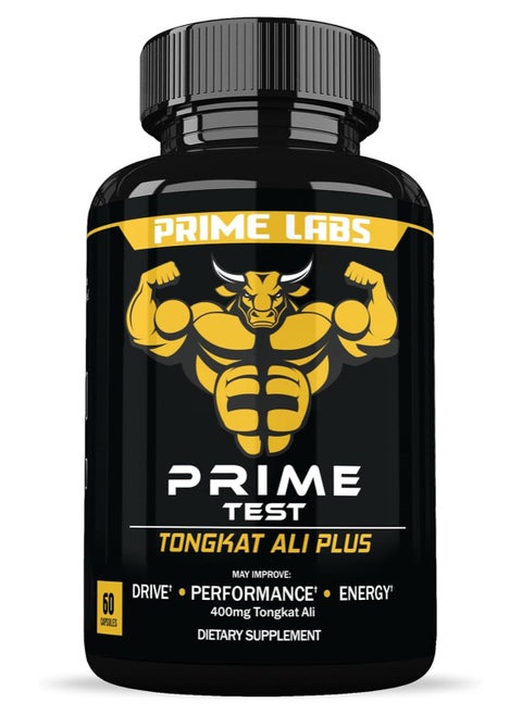 Prime Test Tongkat Ali Plus Dietary Supplement Support - 60 Caplets