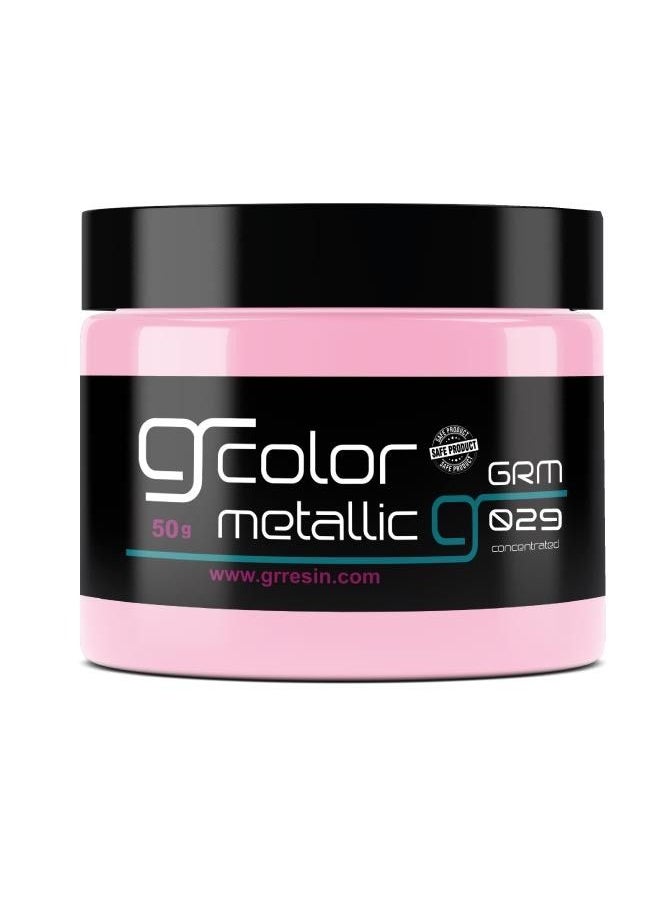 Graffiti Resin - Graffiti Resin Metallic Pink 50g Jar for Art Works - Image 1