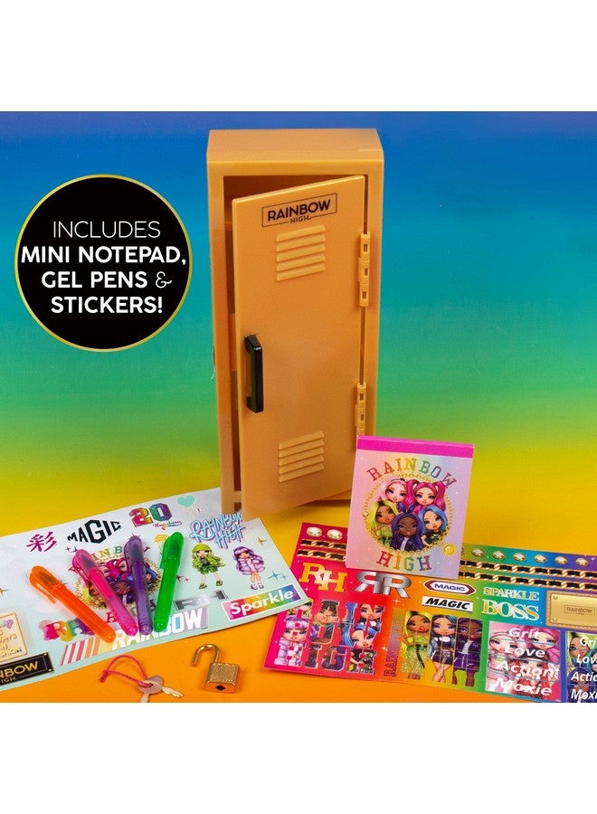 RAINBOW HIGH Secret Locker Stationery Set, Including Notepad, Gel Pens Stickers - Ages 6+ - Image 2