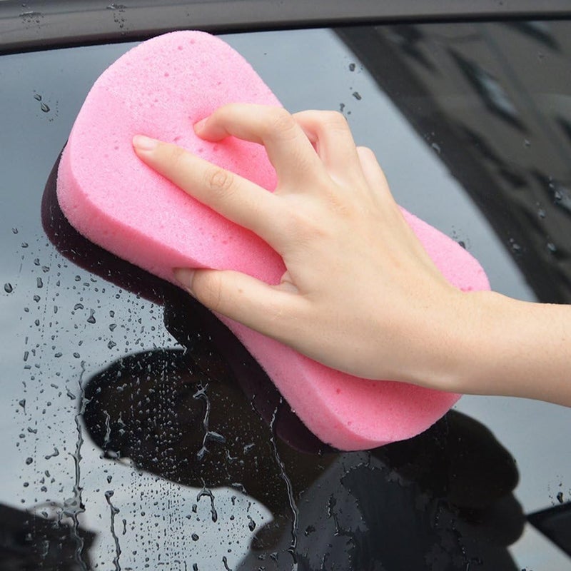 Lantee Large Sponges - Car Cleaning Supplies - Big 10 Pcs High Foam Cleaning Washing Sponge Pad for Car, Household Cleaning and Water Games - Image 4