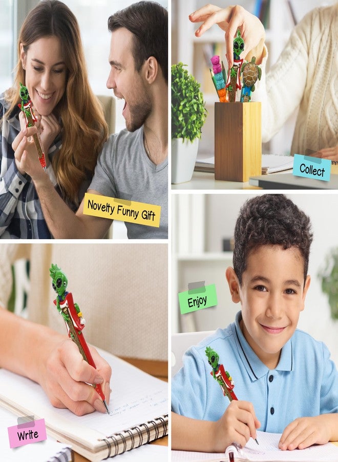 Planet Pens قلم بلانيت بينز بانك ألين المبتكر - أقلام مرحة ورائعة للأطفال والمراهقين والبالغين، قلم حبر جاف مميز للكتابة المدرسية، أدوات مكتبية فريدة، هدية قلم ألين لطيفة للرجال والنساء - 6 بوصات - Image 4