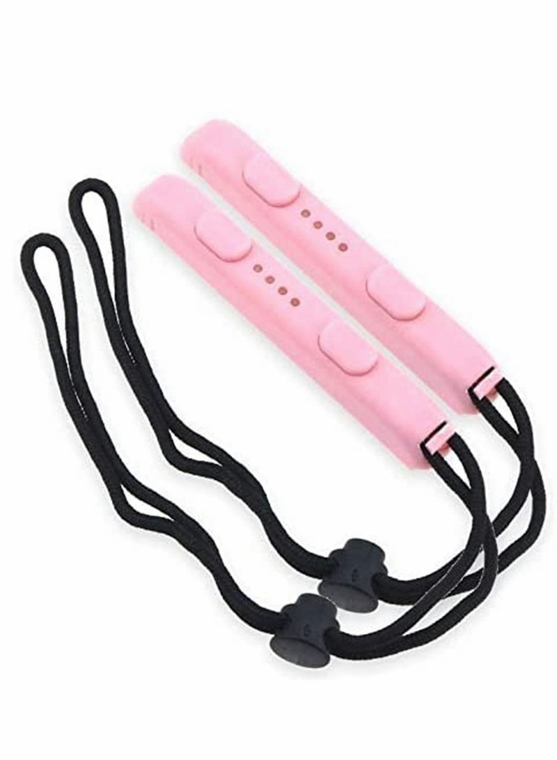 KASTWAVE Straps Pair For Joycon Wrist Accessory For Joycon Nintendo Switch Controller Adjustable Strap Accessories For Nintendo Switch For Nintendo Switch Standard Oled Joy Con 2pcs Pink - Image 1