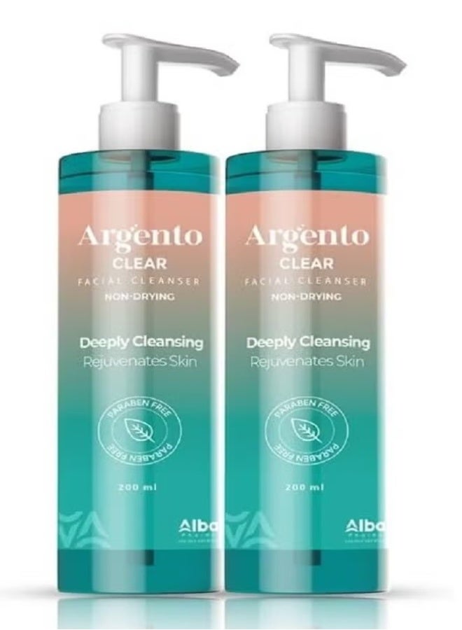 Argento Clear Facial Cleanser 1+1 Offer – Deep Cleansing, Oil Control & Refreshing Formula for All Skin Types - Image 5