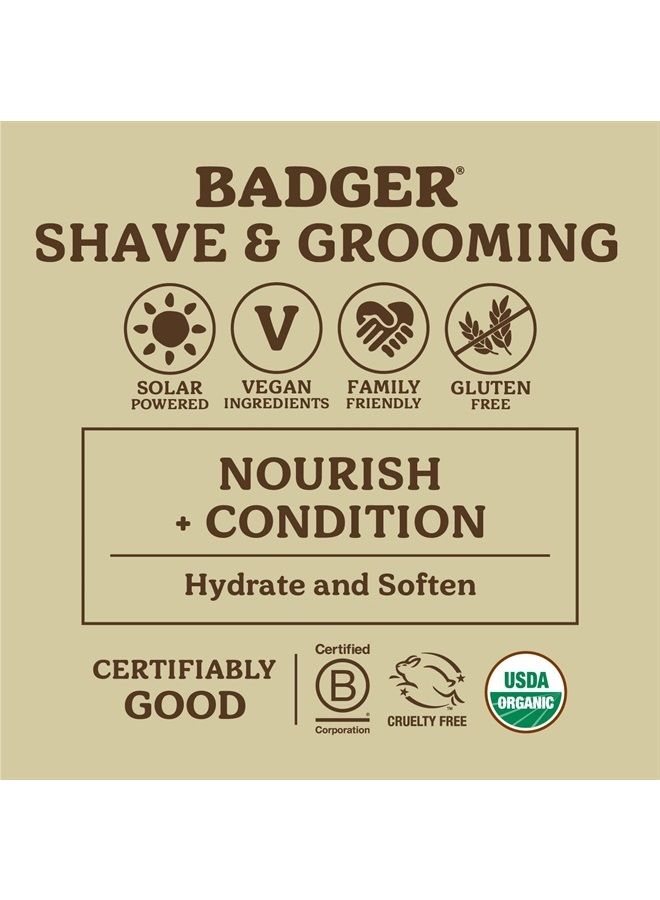 Badger Beard Oil, Babassu & Jojoba, Certified Organic, Premium Beard Conditioner, Beard Oil for Dry Skin, Beard Oil for Long Beards, Facial Hair Oil, 1 fl oz Glass Bottle - Image 4