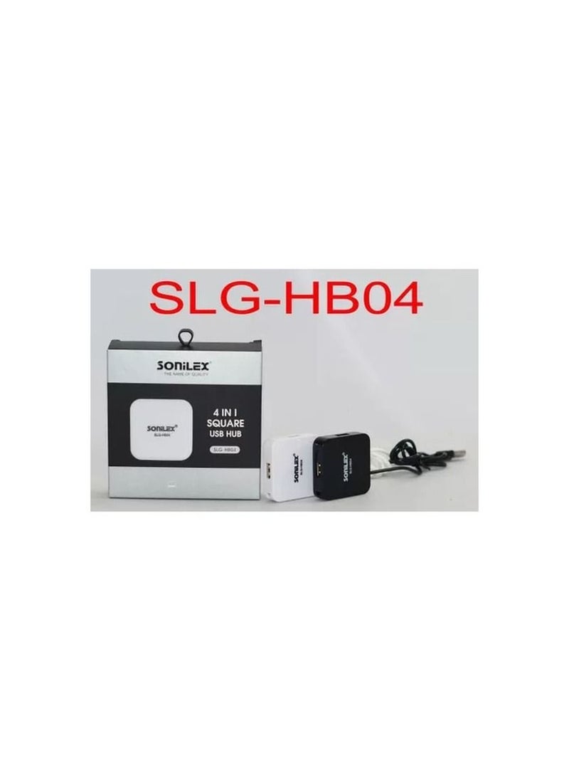SOniLEX - Sonilex 4-in-1 Square USB Hub, SL-HB04 - Image 1