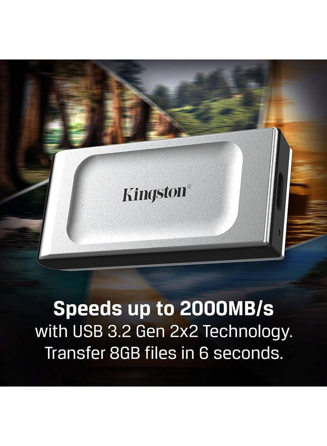 Kingston XS2000 1TB High Performance Portable SSD with USB-C | Pocket-sized | USB 3.2 Gen 2x2 | External Solid State Drive | Up to 2000MB/s | SXS2000/1000G - Image 3