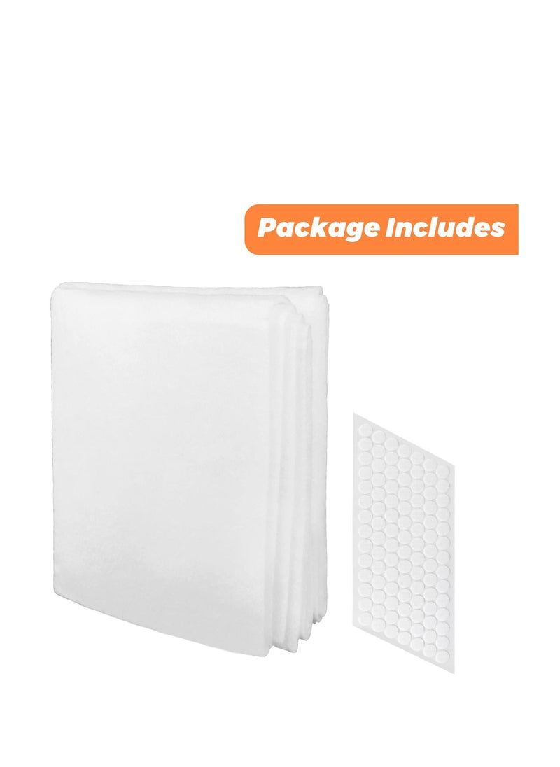 Captaintech - Air Vent Register Filters Paper, Anti Dust Net Strainer, Air Condition Filter for Filter Air Conditioner Vent Filtration Dust Odors 10pcs - Image 1