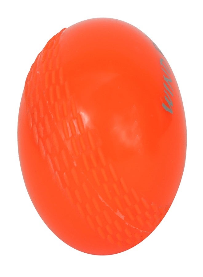 KNK Durable Poly Cricket Ball - Realistic Design, Ideal for Training (Pack of 3, Orange) - Image 4
