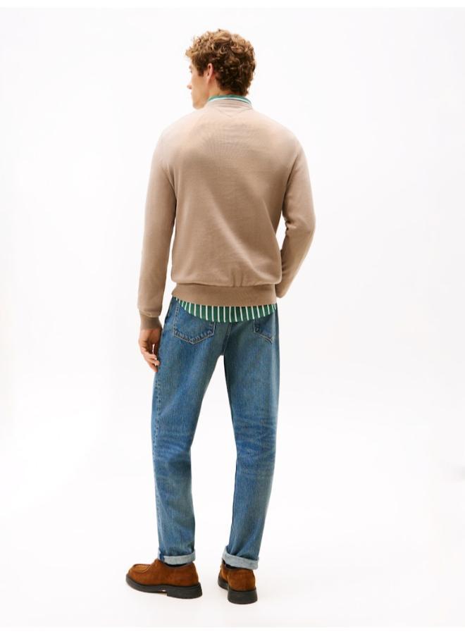 TOMMY HILFIGER Flag Embroidery Crew Neck Jumper - Image 2