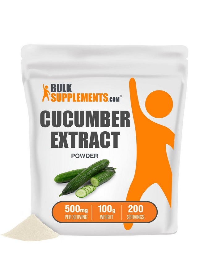 BULKSUPPLEMENTS.COM - Cucumber Extract Powder Cucumber Supplements Electrolyte Supplements Cucumber Extract Hydration Supplements (100 Grams 3.5 Oz) - Image 1