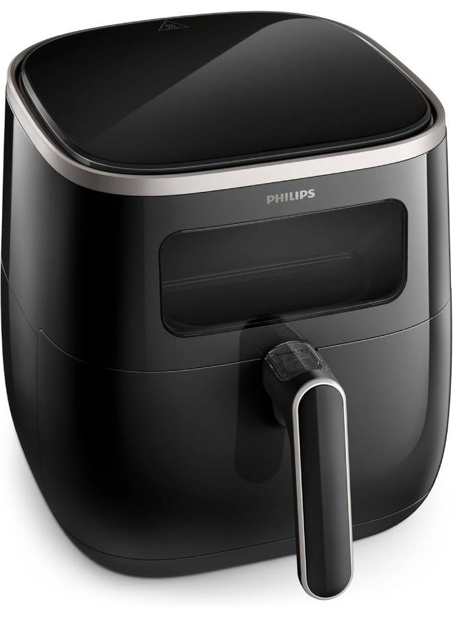 Philips Airfryer XL - 50Hz, 1KGs, See-through Window, Rapid Air Technology, Connected with HomeID APP, 5.6 L 1700 W HD9257/80 Black - Image 3