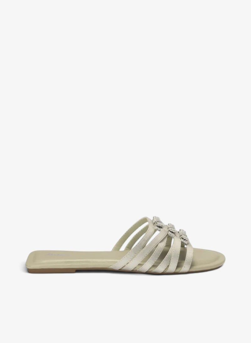 Bata Multi‑Strap Flat Slide Sandals - Image 1