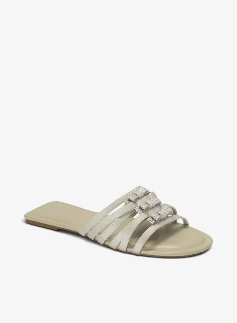 Bata  Multi‑Strap Flat Slide Sandals for Women | Best Price UAE