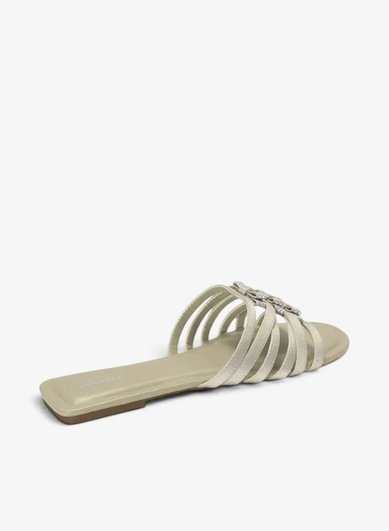 Bata  Multi‑Strap Flat Slide Sandals for Women | Best Price UAE