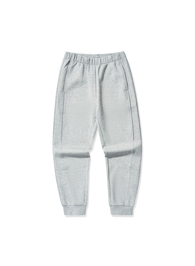 ERKE Women'S Sweatpants, Knitted Cropped Pants, Durable Sports Pants, Lightweight Sweat-Wicking Fitness Pants, Regular Casual Trousers - Image 2