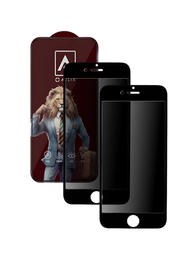 أكاليكس قطعتين، شاشة حماية، عاكس مخفي، لهاتف ايفون 8 ، جودة ممتازة. - Image 1