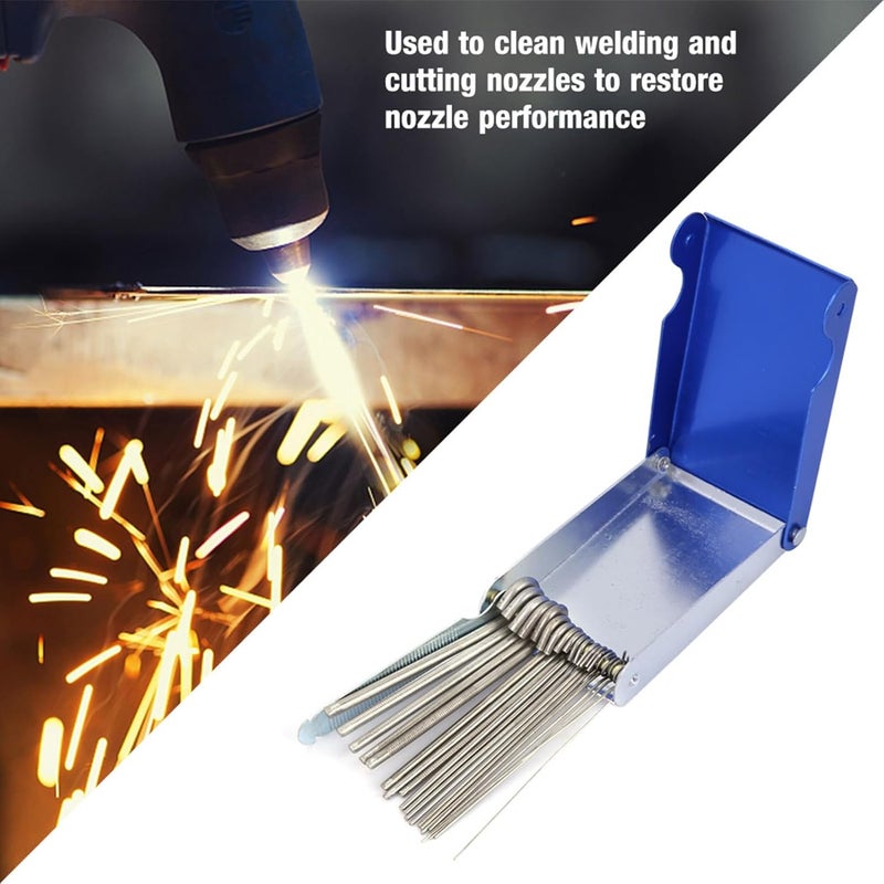 22 Piece Nozzle Cleaner Set, Stainless Steel, Sturdy, Portable Aluminum Box, for Welding and Soldering Professionals - Image 5