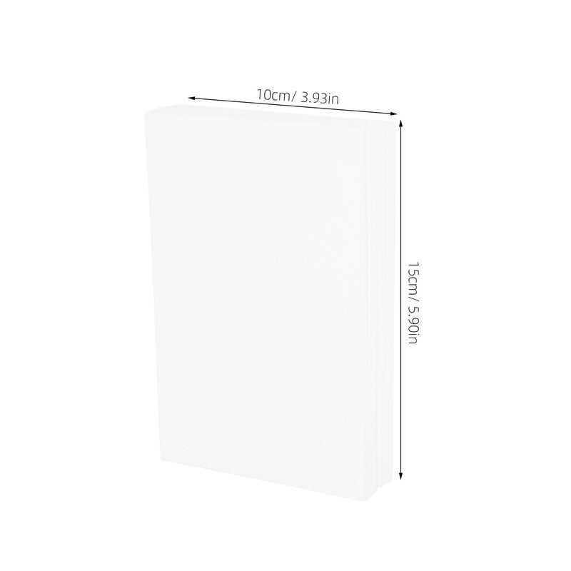 White Index Cards 100pcs 15x10cm 250gsm Blank Cardstock for Study Note Taking Office Home Use - Image 3