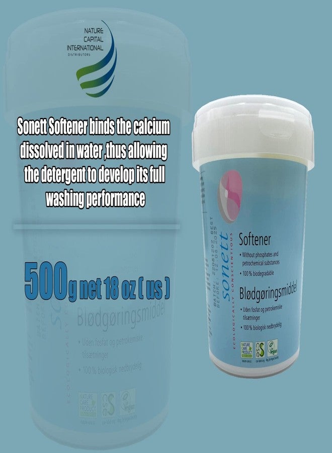 Sonett Organic Laundry Detergent Softener Blodgoringsmiddel (18 oz 500g) - Image 3