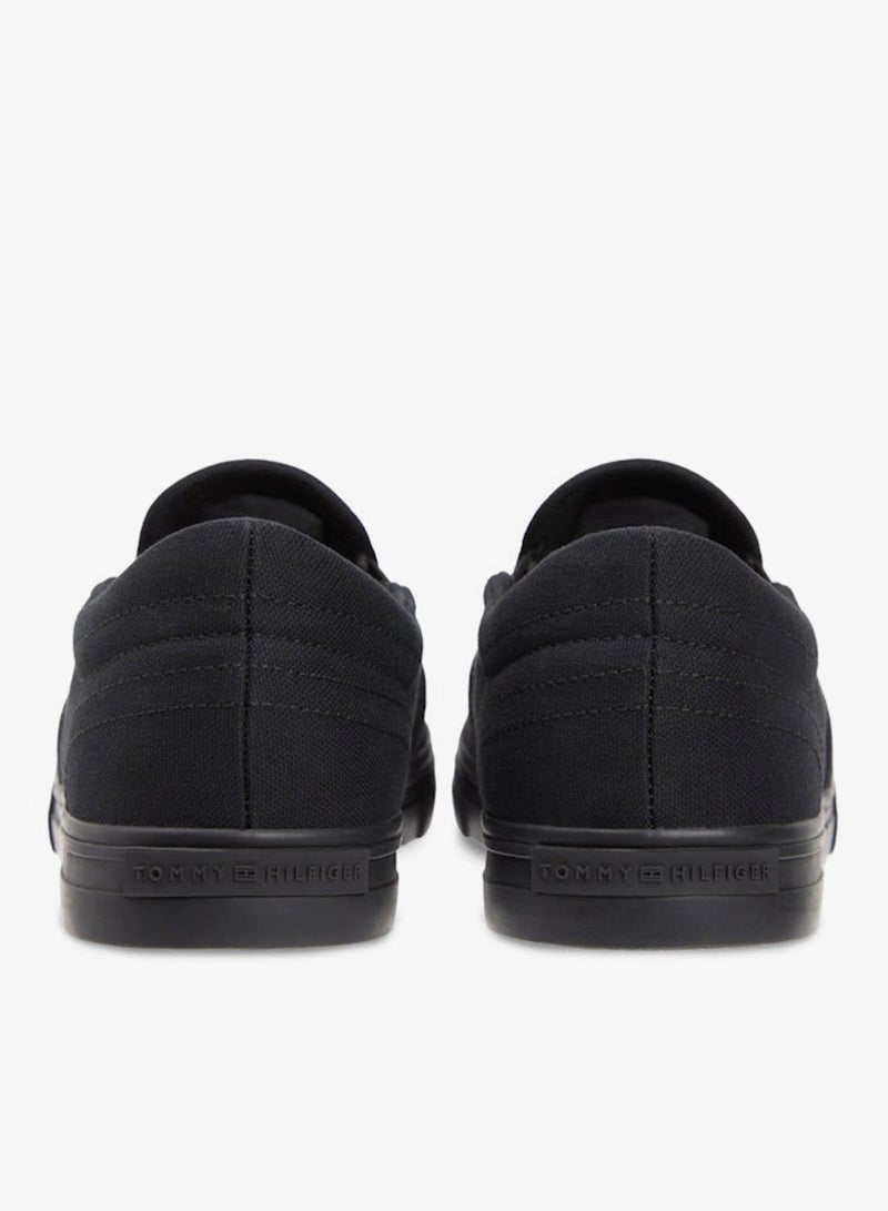 TOMMY HILFIGER Canvas Slip-On Trainers - Image 3