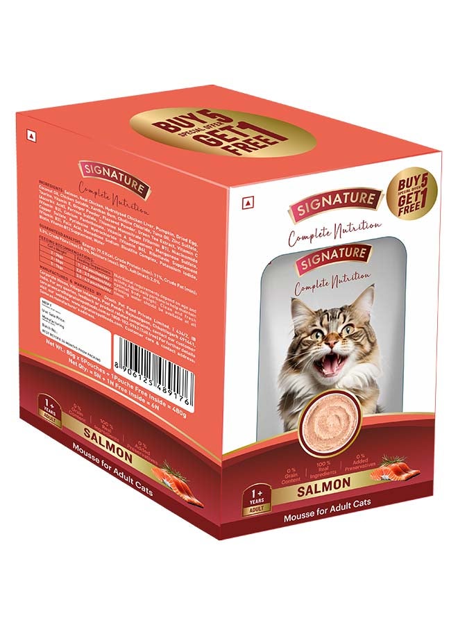 Grain Zero Signature Grain zero  Cat Salmon Wet Gravy, 6 x 80g (480g) - Image 3