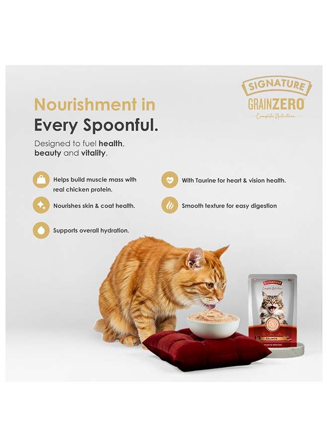 Grain Zero Signature Grain zero  Cat Salmon Wet Gravy, 6 x 80g (480g) - Image 5