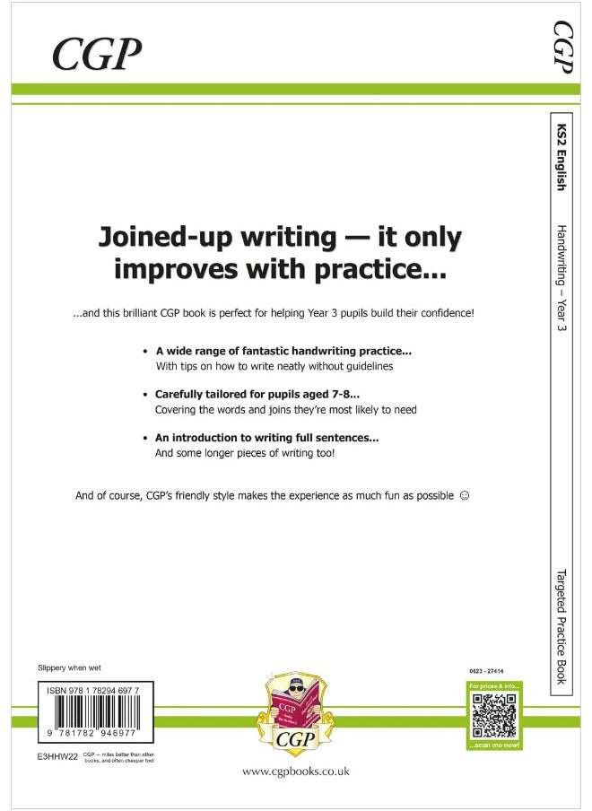 Ks2 English Targeted Practice Book: Handwriting - Year 3