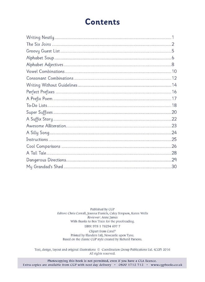 Ks2 English Targeted Practice Book: Handwriting - Year 3