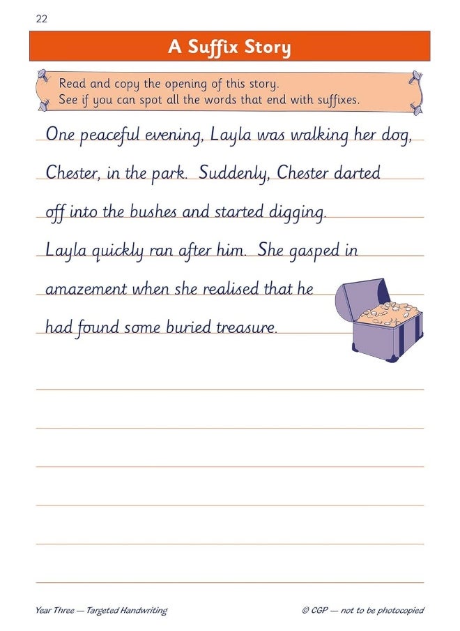 Ks2 English Targeted Practice Book: Handwriting - Year 3