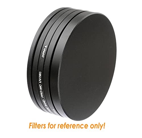 Fotasy 72mm Metal Filter Stack Caps, Aluminum Alloy, Slim Fits 72mm UV CPL Fader ND Filter - Image 5
