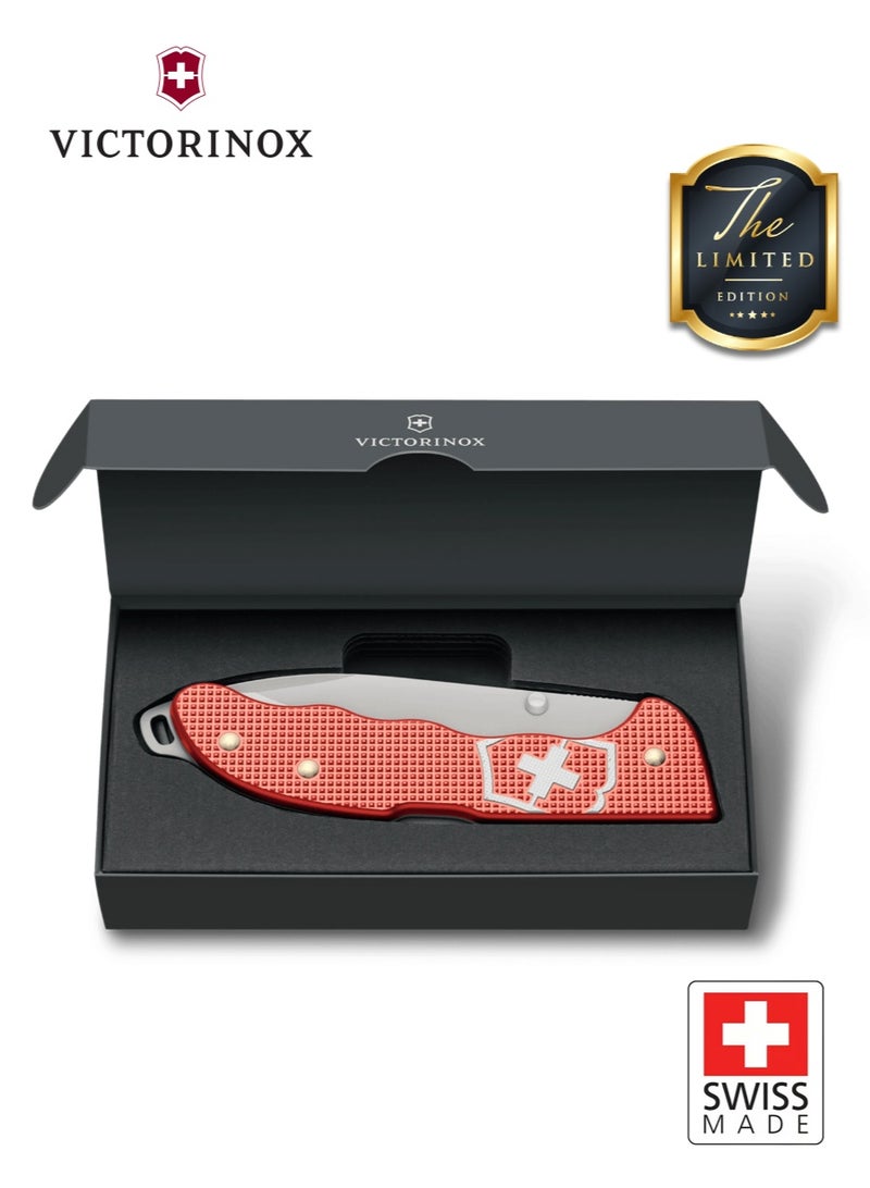 Victorinox Evoke Alox Limited Edition 2025 Stone Red 0.9415.L25 | Premium Folding Pocket Knife | Exclusive Alox Handle | Locking Blade Outdoor & EDC Tool - Image 1