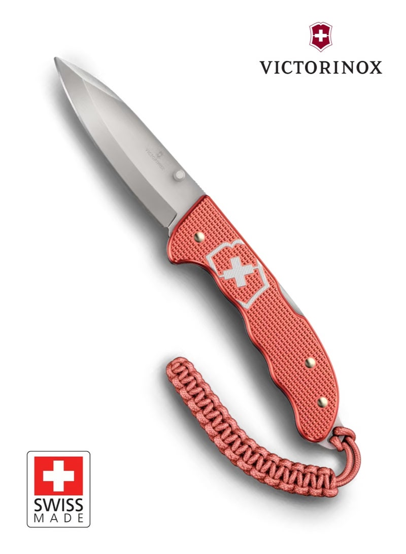 Victorinox Evoke Alox Limited Edition 2025 Stone Red 0.9415.L25 | Premium Folding Pocket Knife | Exclusive Alox Handle | Locking Blade Outdoor & EDC Tool - Image 5