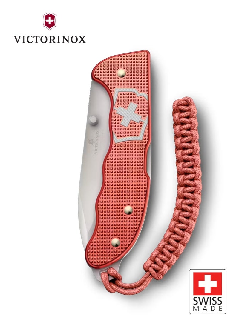 Victorinox Evoke Alox Limited Edition 2025 Stone Red 0.9415.L25 | Premium Folding Pocket Knife | Exclusive Alox Handle | Locking Blade Outdoor & EDC Tool - Image 3
