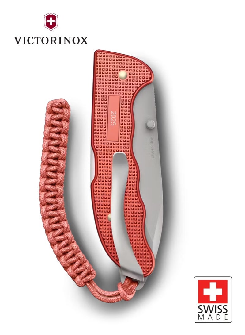 Victorinox Evoke Alox Limited Edition 2025 Stone Red 0.9415.L25 | Premium Folding Pocket Knife | Exclusive Alox Handle | Locking Blade Outdoor & EDC Tool - Image 4