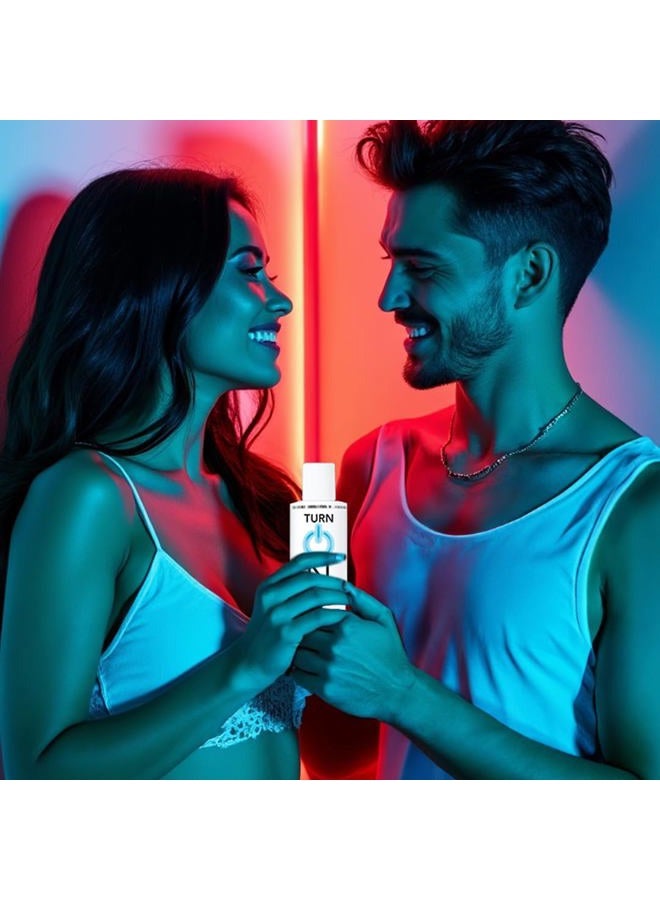 Turn On Water-Based Premium Personal Lubricant | Long Lasting, Ph Balanced, Hypoallergenic, Condom Safe Lube for Men, Women, and Couples, 8 fl oz - Image 4