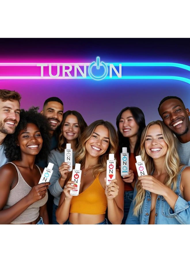 Turn On Water-Based Premium Personal Lubricant | Long Lasting, Ph Balanced, Hypoallergenic, Condom Safe Lube for Men, Women, and Couples, 8 fl oz - Image 5