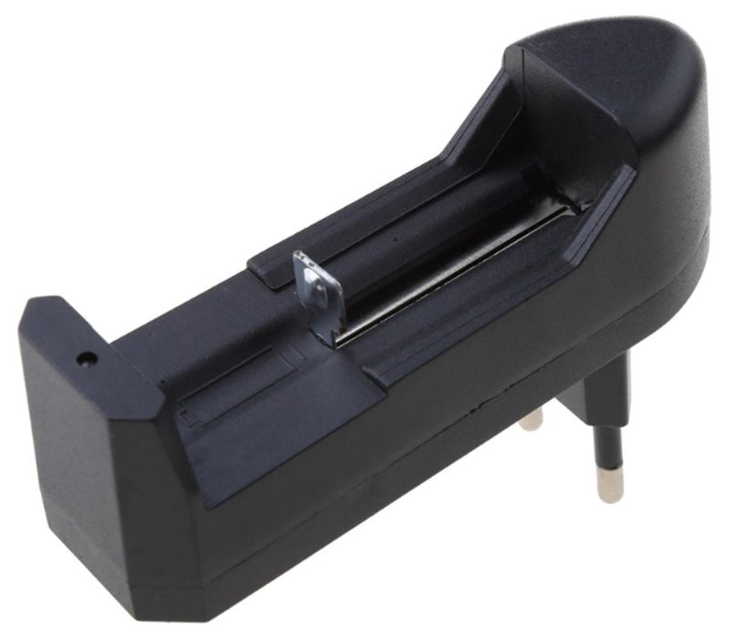 شاحن بطاريات متعدد الوظائف 3.7 فولت ليثيوم أيون - متوافق مع بطاريات 18650 / 14500 / 16340 / 26650 القابلة لإعادة الشحن، شحن ذكي لبطاريات الليزر والمصابيح اليدوية - Image 1