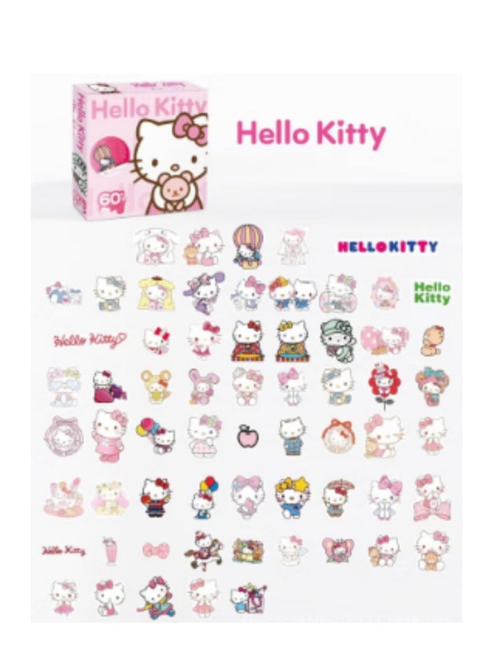 Hello Kitty 63 Pcs Hello Kitty Waterproof Stickers - Image 2